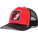 gorra-trucker-roja-y-negra-zorro-foxy-fox-trip-the-farm-de-goorin-bros