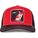 cepur-izliekta-truckeris-sarkans-snapback-foxy-trip-the-farm-no-goorin-bros