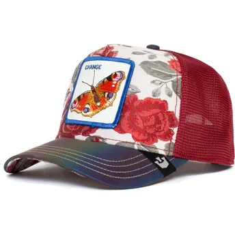 cepur-izliekta-truckeris-sarkans-snapback-change-metamorphosis-the-farm-no-goorin-bros