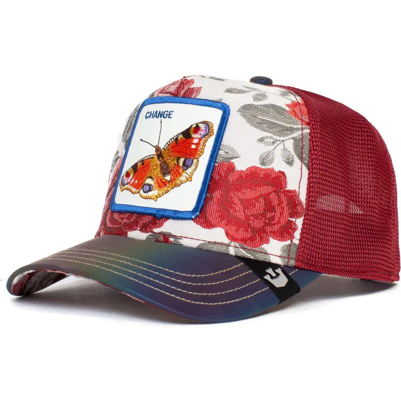 cepur-izliekta-truckeris-sarkans-snapback-change-metamorphosis-the-farm-no-goorin-bros