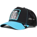 gorra-trucker-negra-y-azul-tigre-tiger-blue-streak-the-farm-de-goorin-bros