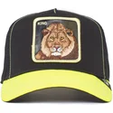 gorra-trucker-negra-y-amarilla-leon-king-everything-the-light-touches-the-farm-de-goorin-bros