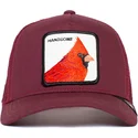 gorra-trucker-granate-pajaro-handsome-truckin-the-farm-de-goorin-bros