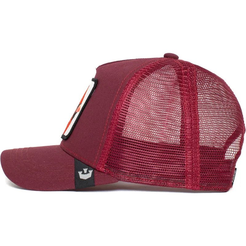 cepur-izliekta-truckeris-sarkans-snapback-handsome-truckin-the-farm-no-goorin-bros