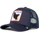 cepur-izliekta-soferis-tumsi-zils-snapback-aguila-freedom-truckin-the-farm-the-farm-no-goorin-bros
