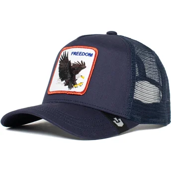Cap izliekta navy blue snapback The Farm no Goorin Bros.
