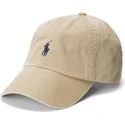 cepur-izliekta-bruns-regulejams-cotton-chino-classic-sport-no-polo-ralph-lauren