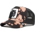 cepur-izliekta-truckeris-melns-snapback-acid-panther-the-farm-no-goorin-bros