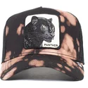 cepur-izliekta-truckeris-melns-snapback-acid-panther-the-farm-no-goorin-bros
