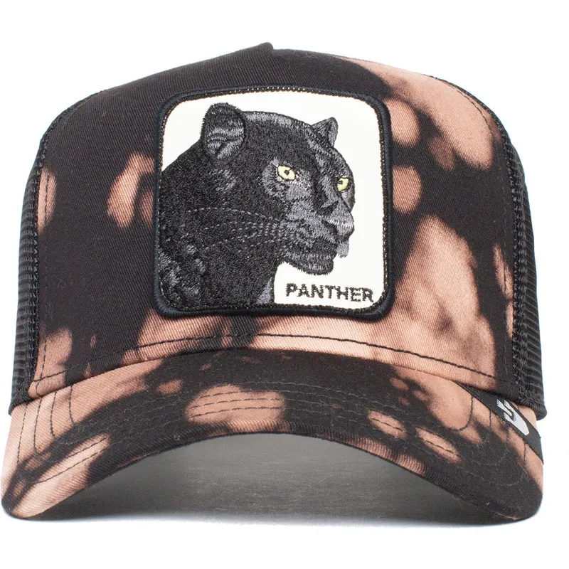 cepur-izliekta-truckeris-melns-snapback-acid-panther-the-farm-no-goorin-bros