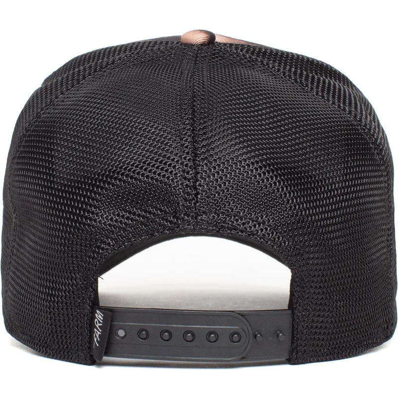 cepur-izliekta-truckeris-melns-snapback-acid-panther-the-farm-no-goorin-bros