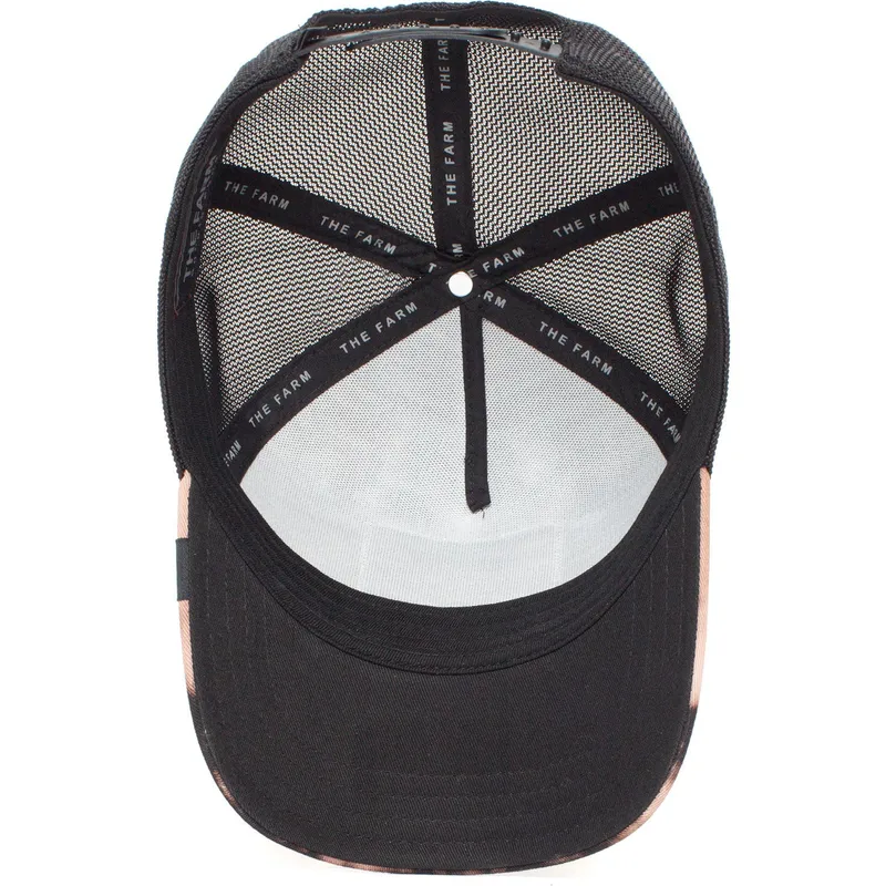 cepur-izliekta-truckeris-melns-snapback-acid-panther-the-farm-no-goorin-bros