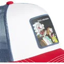 cepur-izliekta-truckeris-daudzkrasains-snapback-re4-rick-un-morty-riks-un-mortijs-no-capslab