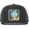 cepur-plakana-melns-snapback-super-saiyan-blue-sa1-son-goku-dragon-ball-no-capslab