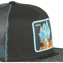 cepur-plakana-melns-snapback-super-saiyan-blue-sa1-son-goku-dragon-ball-no-capslab