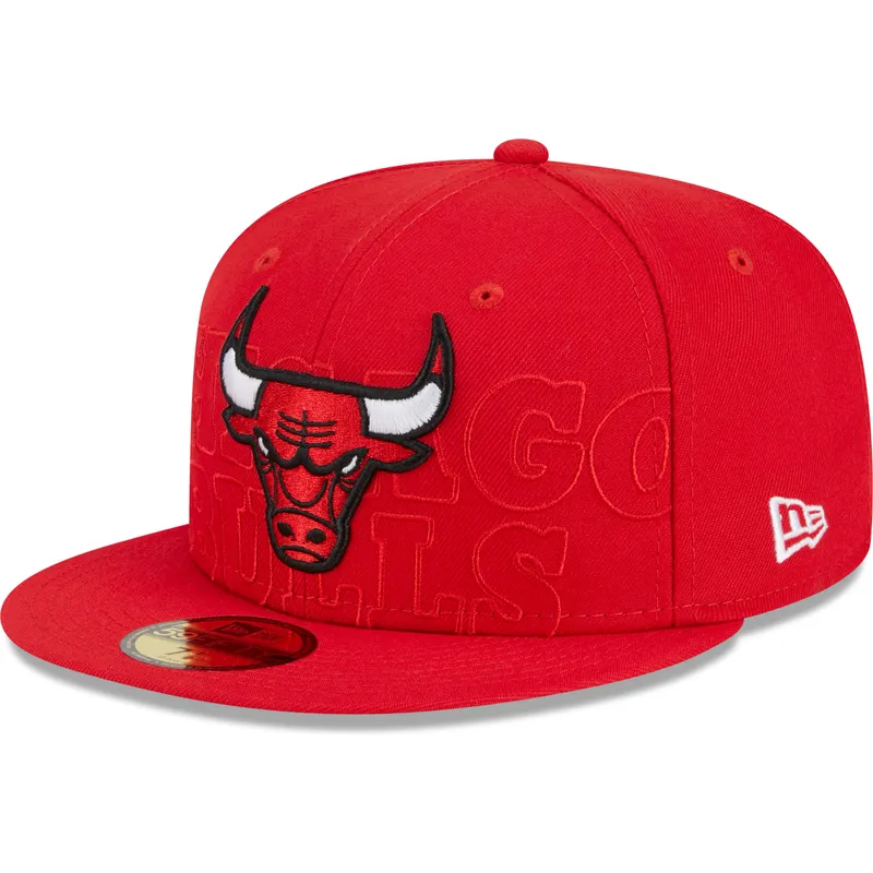 cap-plakana-red-ajustada-59fifty-draft-edition-2023-no-chicago-bulls-nba-no-new-era