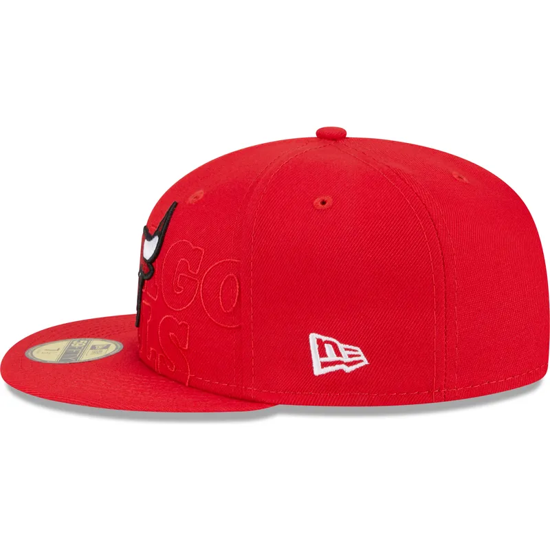cap-plakana-red-ajustada-59fifty-draft-edition-2023-no-chicago-bulls-nba-no-new-era