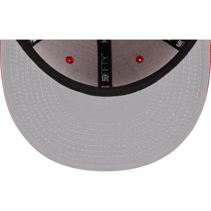 cepur-plakana-sarkans-pieguloss-59fifty-draft-edition-2023-no-chicago-bulls-nba-no-new-era