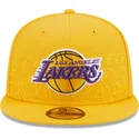 gorra-plana-amarilla-snapback-9fifty-draft-edition-2023-de-los-angeles-lakers-nba-de-new-era