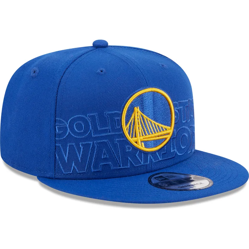 cepur-plakana-zils-snapback-9fifty-draft-edition-2023-no-golden-state-warriors-nba-no-new-era