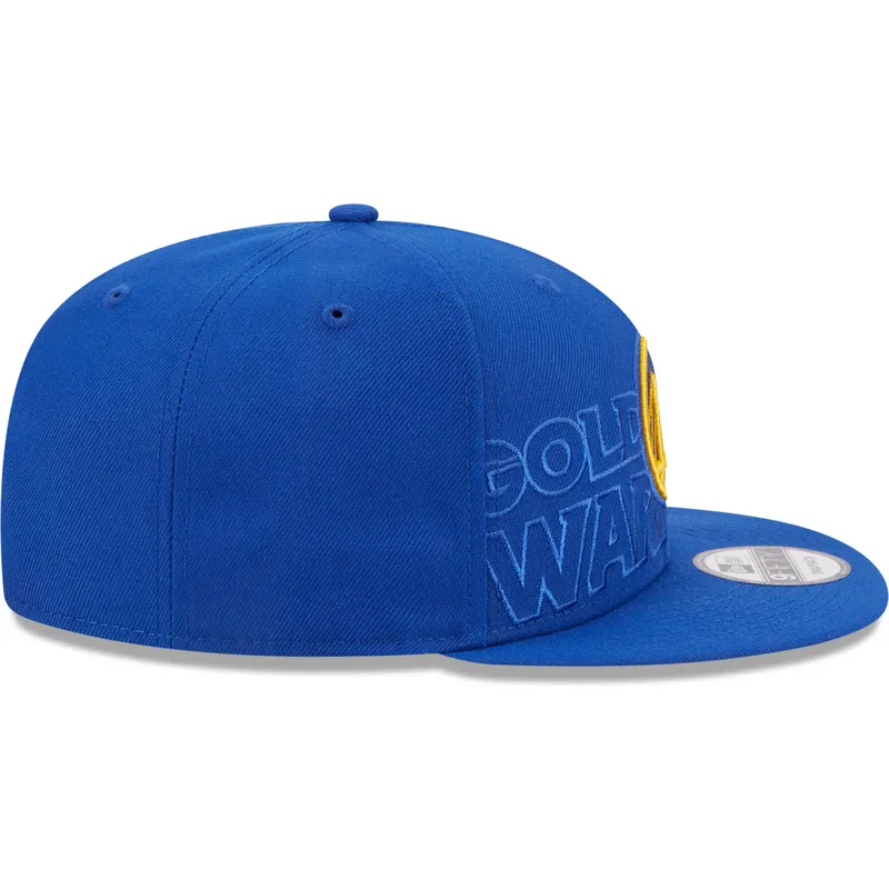 cepur-plakana-zils-snapback-9fifty-draft-edition-2023-no-golden-state-warriors-nba-no-new-era