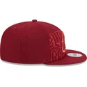 cepur-plakana-sarkans-snapback-9fifty-draft-edition-2023-no-cleveland-cavaliers-nba-no-new-era
