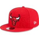 cepur-plakana-sarkans-snapback-9fifty-draft-edition-2023-no-chicago-bulls-nba-no-new-era