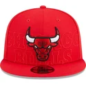 cepur-plakana-sarkans-snapback-9fifty-draft-edition-2023-no-chicago-bulls-nba-no-new-era