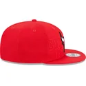 cepur-plakana-sarkans-snapback-9fifty-draft-edition-2023-no-chicago-bulls-nba-no-new-era