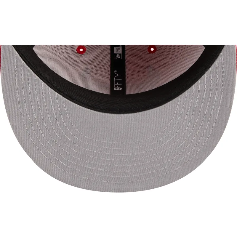 cepur-plakana-sarkans-snapback-9fifty-draft-edition-2023-no-chicago-bulls-nba-no-new-era