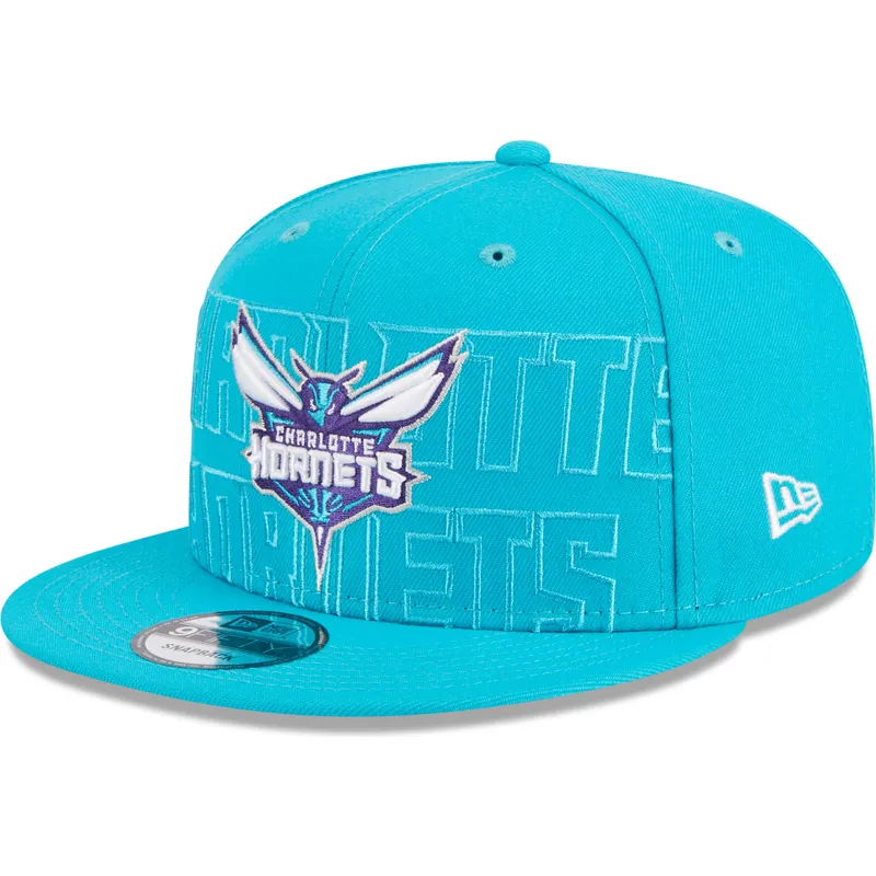 cepur-plakana-zils-snapback-9fifty-draft-edition-2023-no-charlotte-hornets-nba-no-new-era