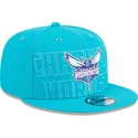cepur-plakana-zils-snapback-9fifty-draft-edition-2023-no-charlotte-hornets-nba-no-new-era