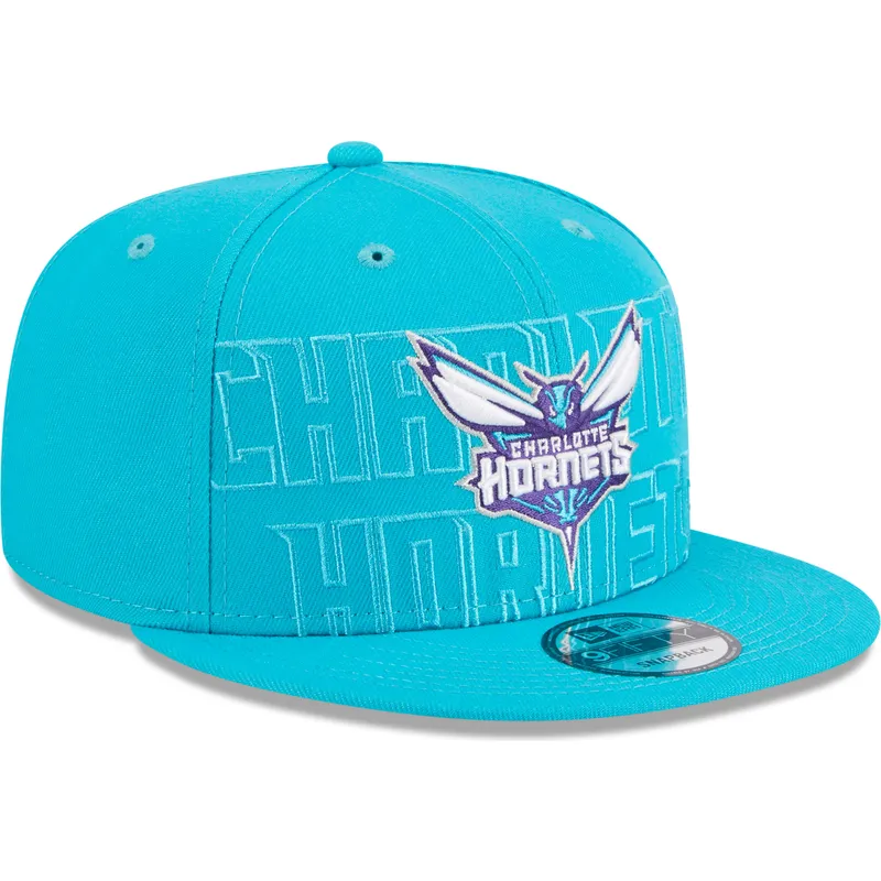 cepur-plakana-zils-snapback-9fifty-draft-edition-2023-no-charlotte-hornets-nba-no-new-era