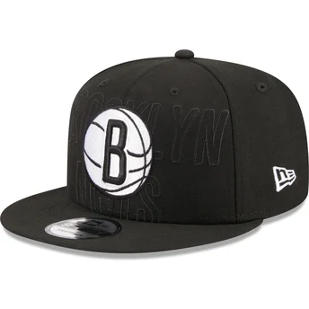 Cap plakana black snapback 9FIFTY Draft Edition 2023 no Brooklyn Nets NBA no New Era