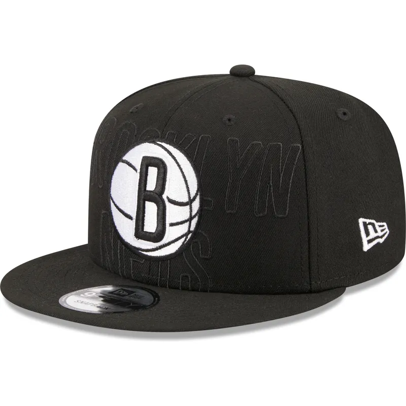 cap-plakana-black-snapback-9fifty-draft-edition-2023-no-brooklyn-nets-nba-no-new-era