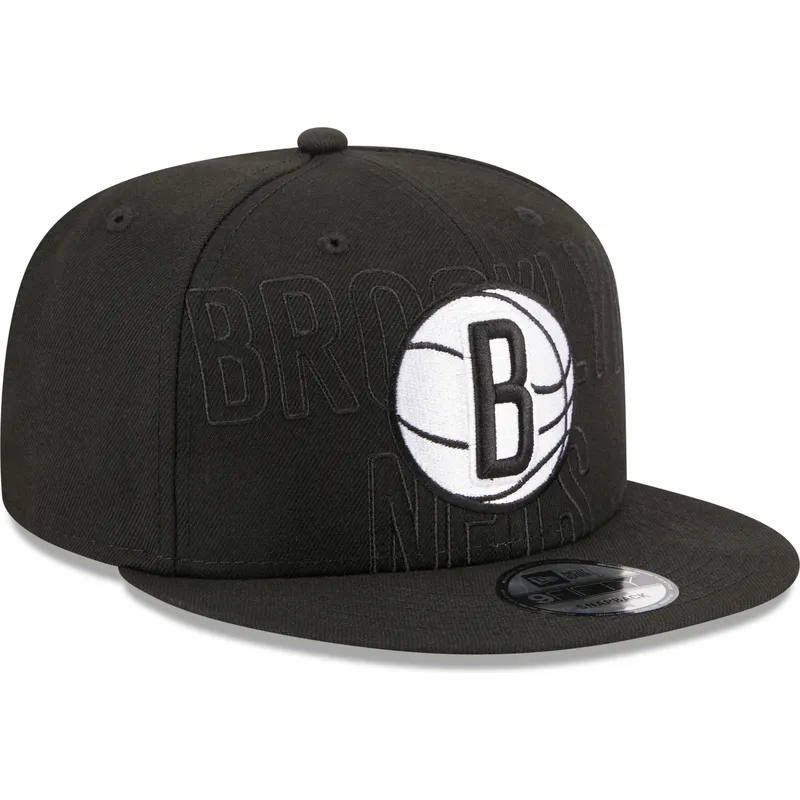 cap-plakana-black-snapback-9fifty-draft-edition-2023-no-brooklyn-nets-nba-no-new-era