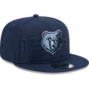 cap-plakana-navy-blue-snapback-9fifty-draft-edition-2023-no-memphis-grizzlies-nba-no-new-era