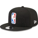 cepur-plakana-melns-snapback-9fifty-draft-edition-2023-no-nba-no-new-era