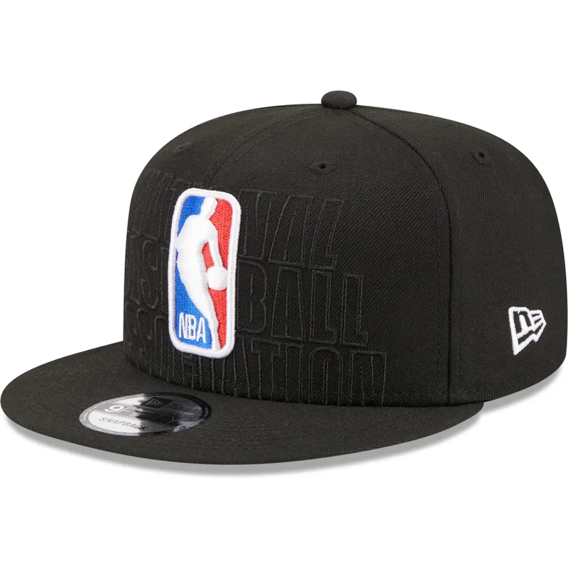 cepur-plakana-melns-snapback-9fifty-draft-edition-2023-no-nba-no-new-era
