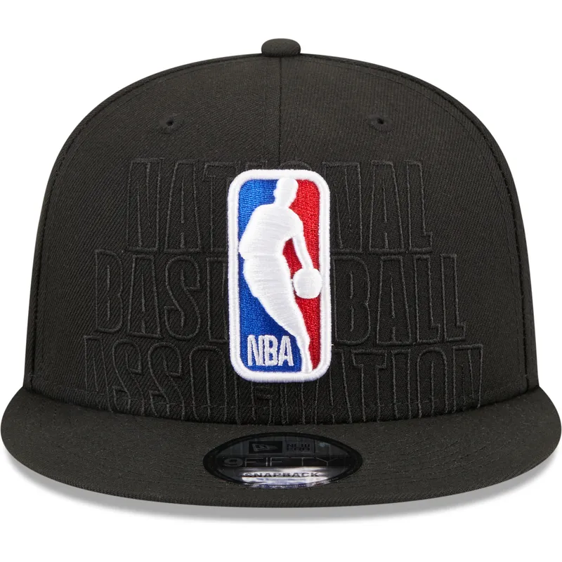 cepur-plakana-melns-snapback-9fifty-draft-edition-2023-no-nba-no-new-era