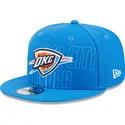 cepur-plakana-zils-snapback-9fifty-draft-edition-2023-no-oklahoma-city-thunder-nba-no-new-era