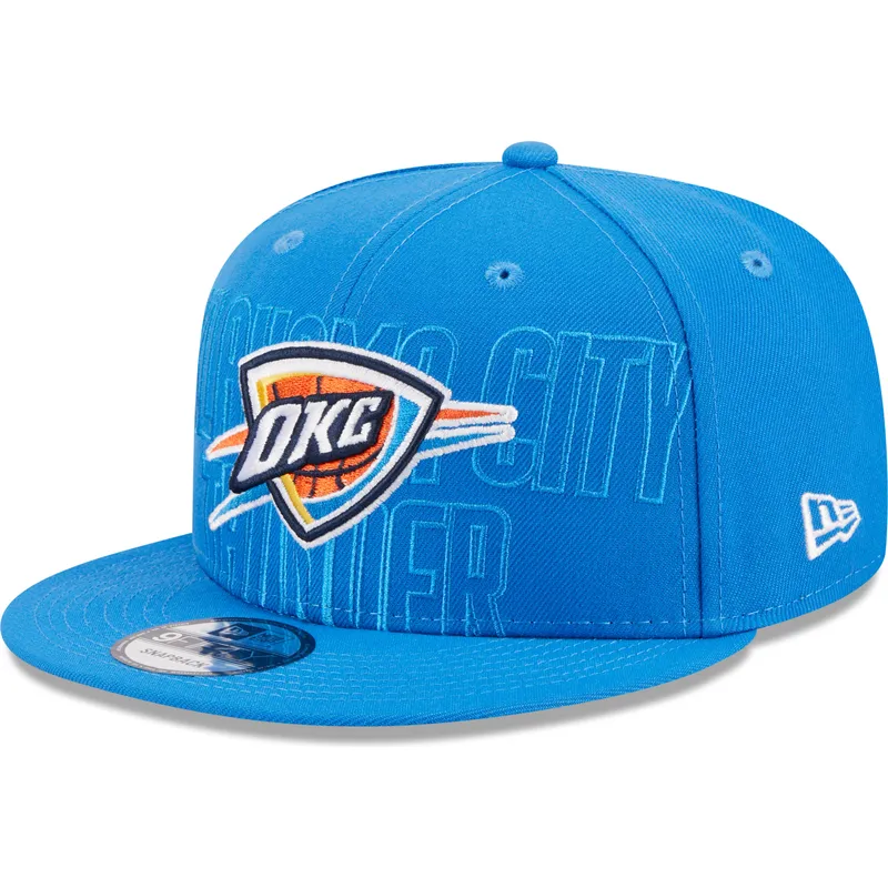 cepur-plakana-zils-snapback-9fifty-draft-edition-2023-no-oklahoma-city-thunder-nba-no-new-era