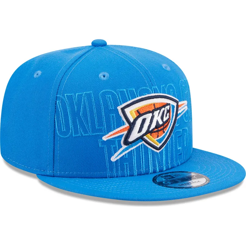 cepur-plakana-zils-snapback-9fifty-draft-edition-2023-no-oklahoma-city-thunder-nba-no-new-era