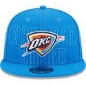 cepur-plakana-zils-snapback-9fifty-draft-edition-2023-no-oklahoma-city-thunder-nba-no-new-era