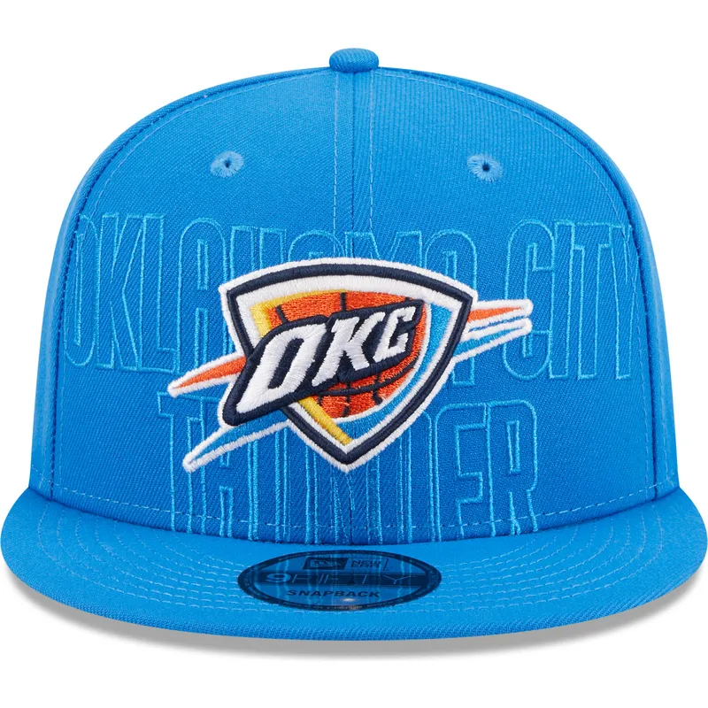 cepur-plakana-zils-snapback-9fifty-draft-edition-2023-no-oklahoma-city-thunder-nba-no-new-era
