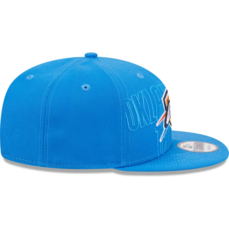 cepur-plakana-zils-snapback-9fifty-draft-edition-2023-no-oklahoma-city-thunder-nba-no-new-era