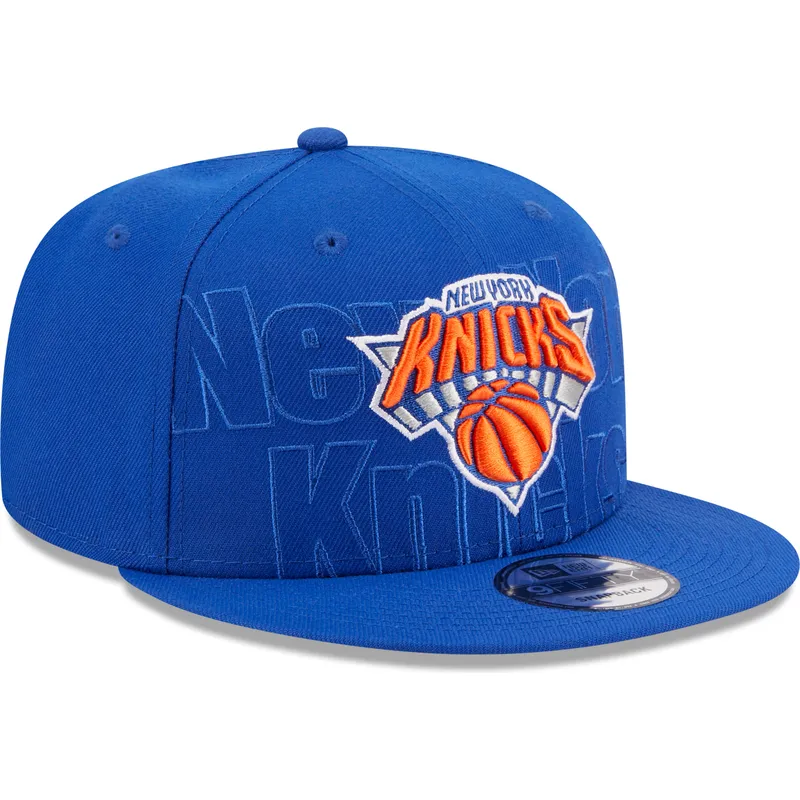 cepur-plakana-zils-snapback-9fifty-draft-edition-2023-no-new-york-knicks-nba-no-new-era