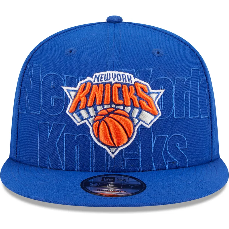 cepur-plakana-zils-snapback-9fifty-draft-edition-2023-no-new-york-knicks-nba-no-new-era