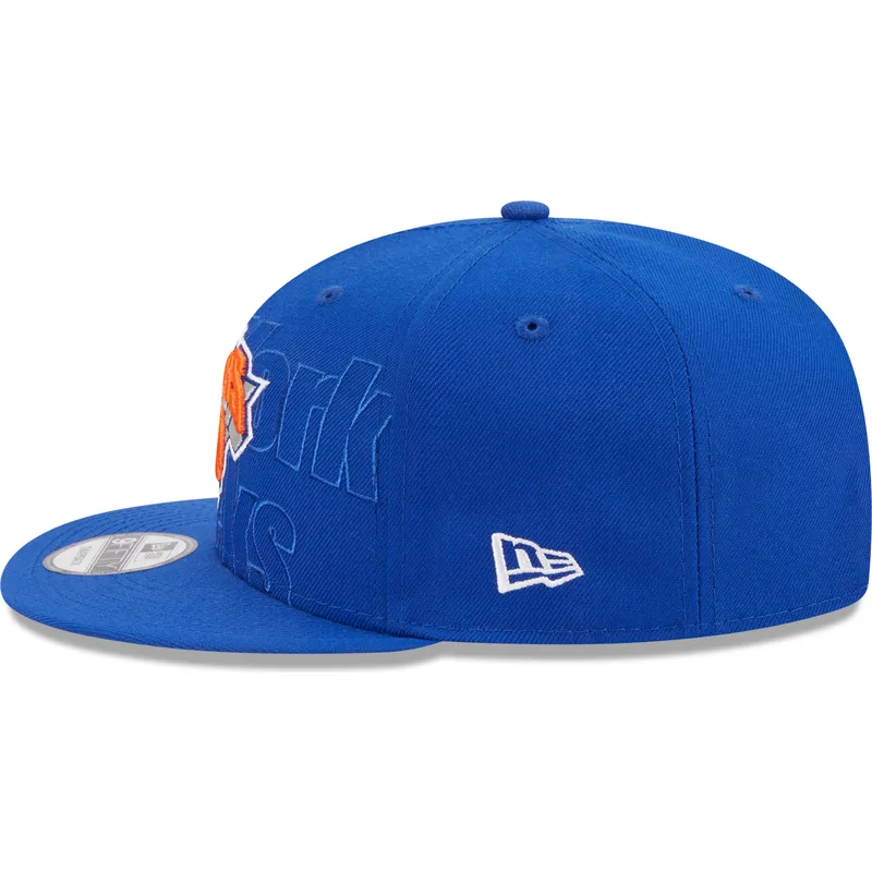 cepur-plakana-zils-snapback-9fifty-draft-edition-2023-no-new-york-knicks-nba-no-new-era
