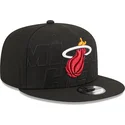 cepur-plakana-melns-snapback-9fifty-draft-edition-2023-no-miami-heat-nba-no-new-era
